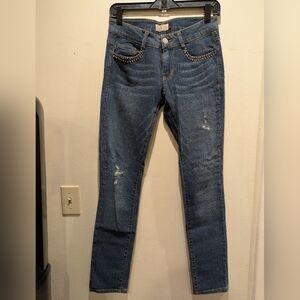 So Women's Blue Jeans with Studded Detail size 7
